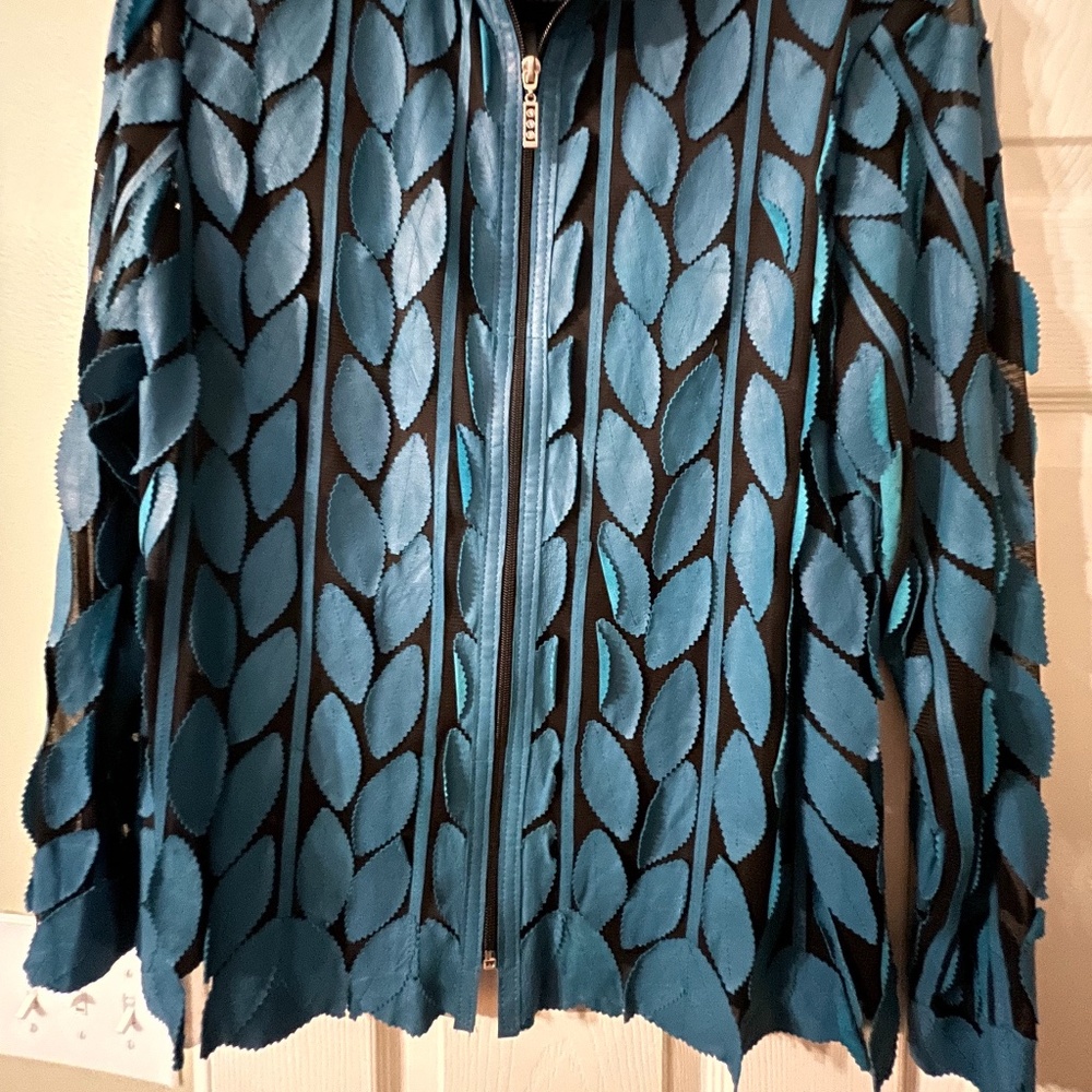 Dakota West Leaf Leather Jacket